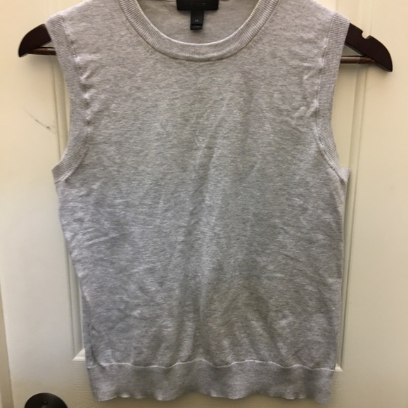 J. Crew heather gray Twin set - Picture 2 of 6